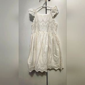 Baby Gap Girls white dress